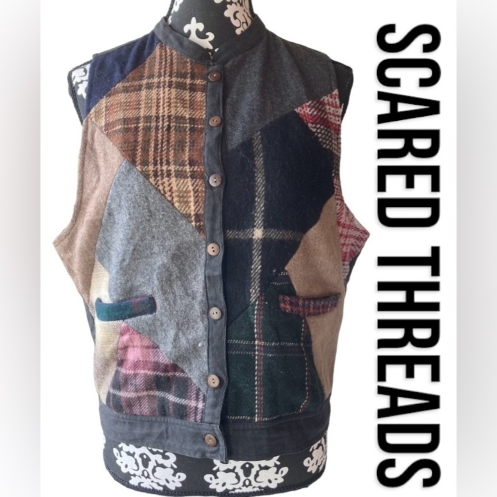 Sacred Threads Wool Vest Sizeโ Small Women's